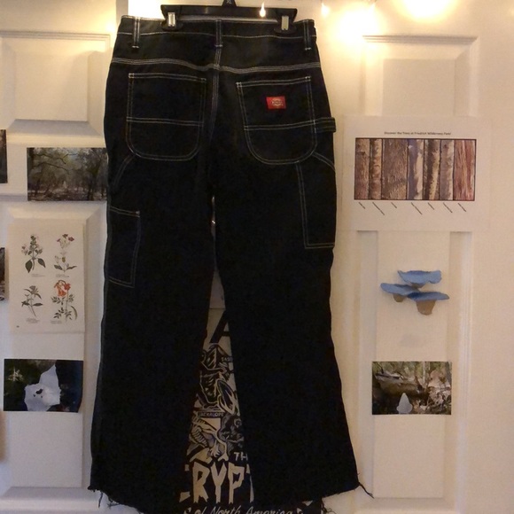 Womens black dickies carpenter pants - Picture 2 of 2